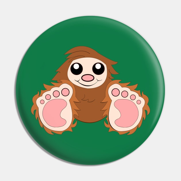 Bigfoot Pin by traditionation