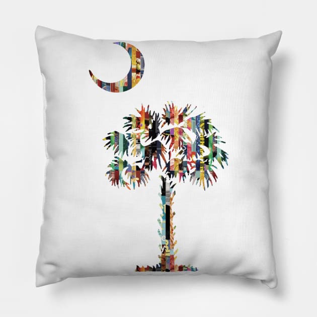 Palmetto State of Mind Pillow by Haptica