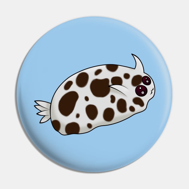 Cute Sea Slug: Sea Cow Pin by Kaiko's Kreations