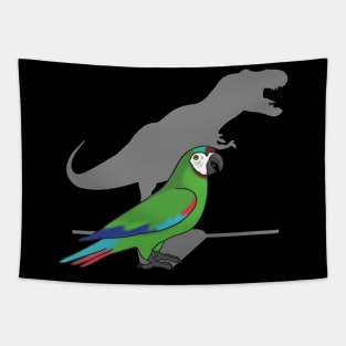 t-rex severe macaw Tapestry