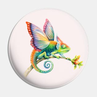 Funny Chameleon Pin