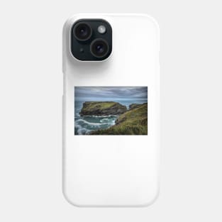 Tintagel Island Cornwall Phone Case