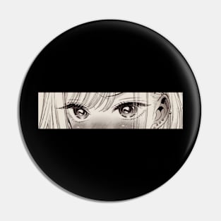 Lewd Marin Monochrome Eyes Pin