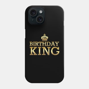 Birthday King Cool Cute Funny Any Age Bday Gift For Boy Phone Case