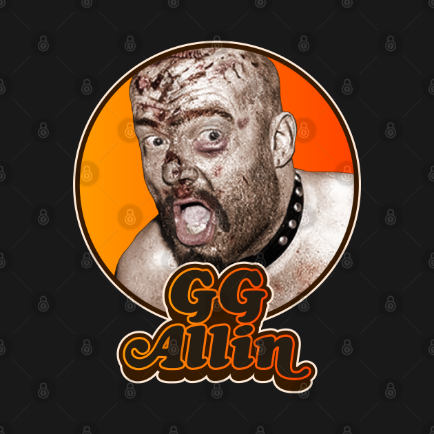 Retro GG Allin Tribute Gg Allin Hoodie TeePublic