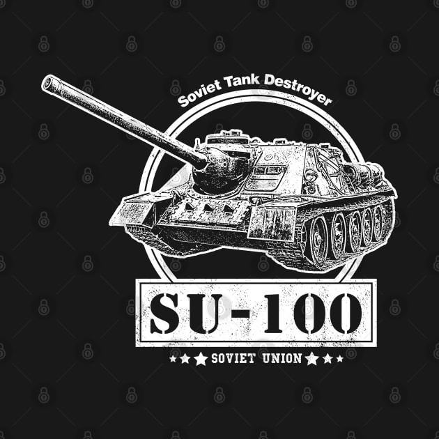 SU-100 Soviet WW2 Tank Destroyer by rycotokyo81