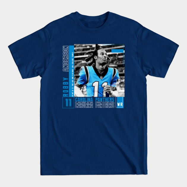 Robby Anderson Football Edit Tapestries Panthers - Robby Anderson - T-Shirt