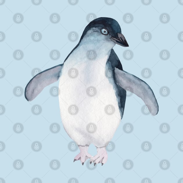 Baby Blue Penguin by Duck Cloud 9