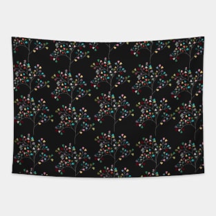 colorful heart shaped plants Tapestry