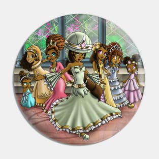 African American Princesses Pin