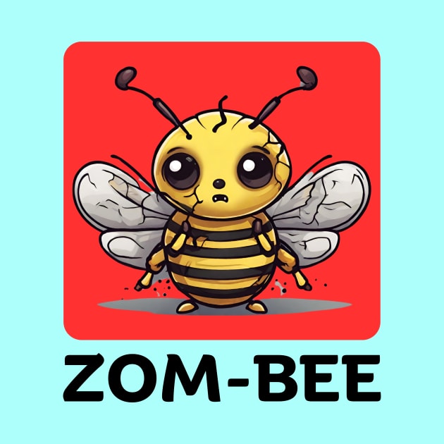 Zom-Bee | Bee Pun by Allthingspunny