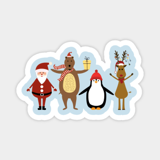 Christmas friends Magnet