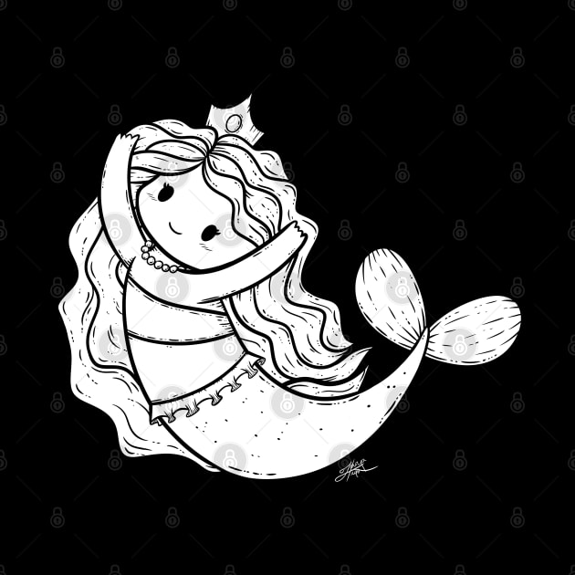 Cute Mermaid Illustration by zarya_kiqo