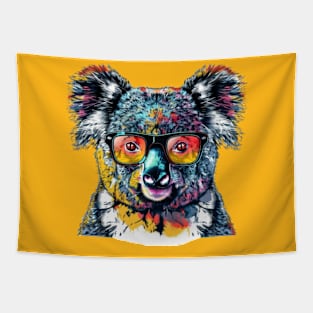 Koala Couture: The Chic Specs 'n' Koala Tee Tapestry