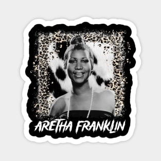 Aretha's Signature Style Soulful Music Tee Magnet