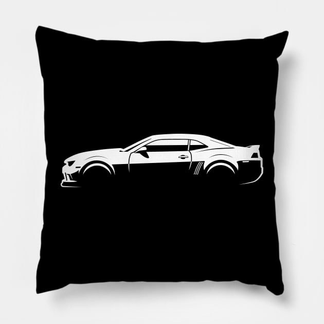 Camaro Z28 Pillow by fourdsign