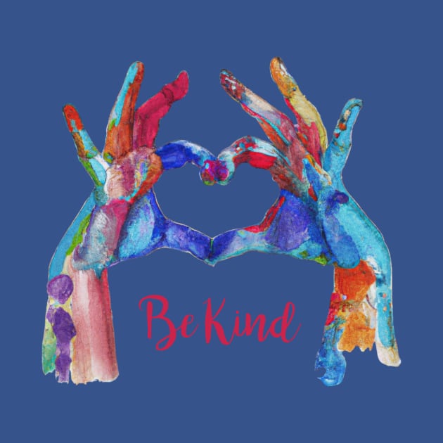 Spread Love and Kindness with Our Heart-Shaped Be Kind Design by thingcreatestudio