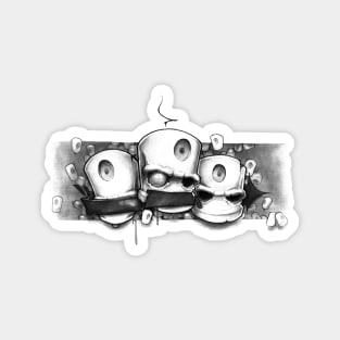 See No Evil, Hear No Evil, Speak No Evil Magnet