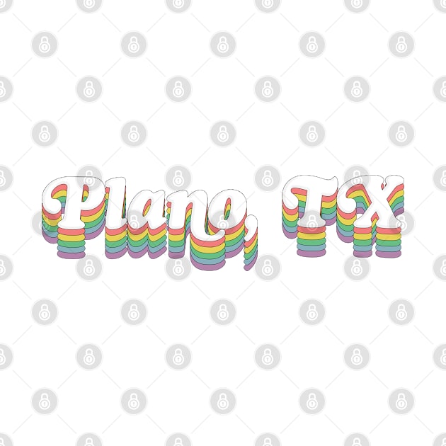 Plano Texas Retro Typography Design by DankFutura