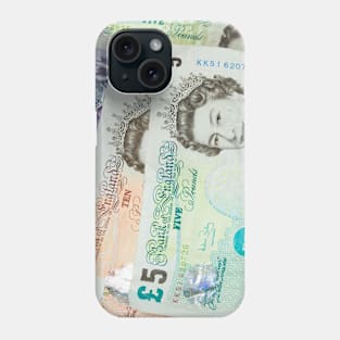 United Kingdom Five, Ten and Twenty Pound Phone Case