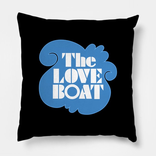 The Love Boat Pillow by BLACK RAINBOW