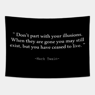 Mark Twain quote Tapestry