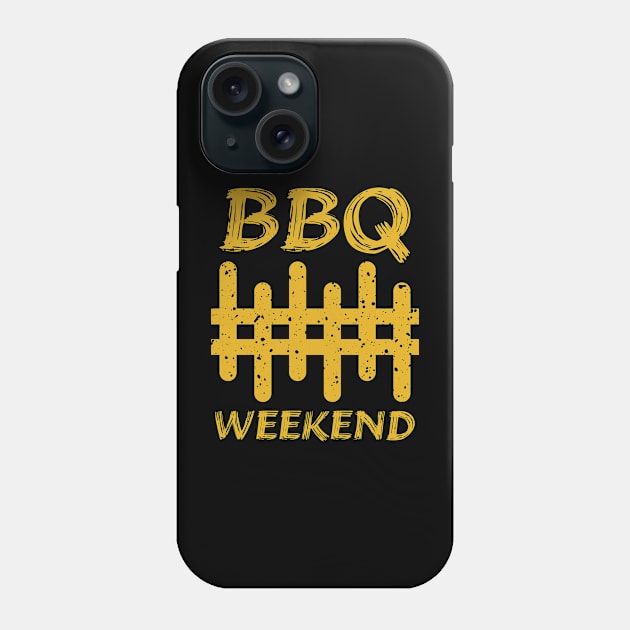 BBQ Weekend Grilling Grill Master Phone Case by Macphisto Shirts