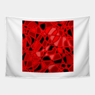 Stained Glass Red Tapestry