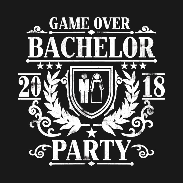 Mens Bachelor Party 2018 Groom Squad Stag Night T Shirt Gift by CheesyB