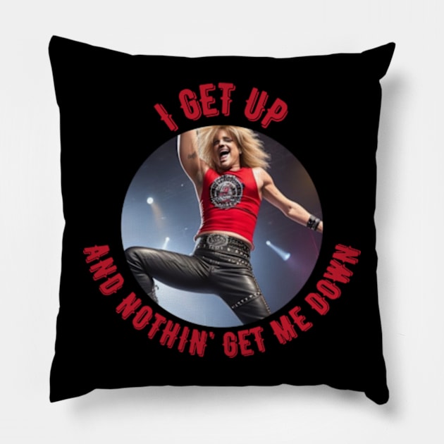 VAN HALEN Jump Merch Pillow by Seligs Music