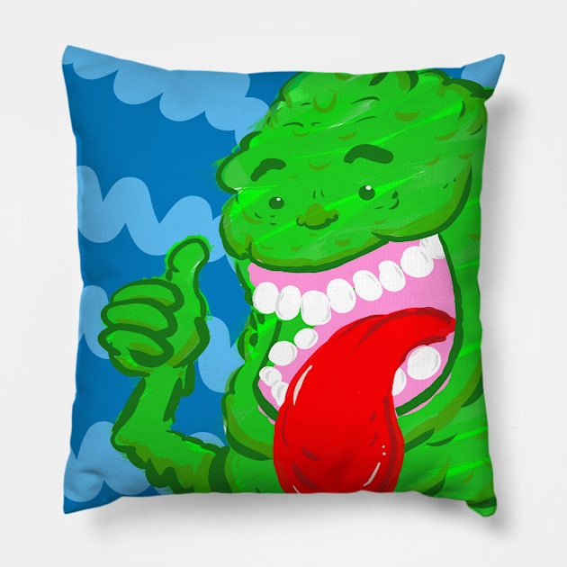 Slimer Pillow by Gus the little guy