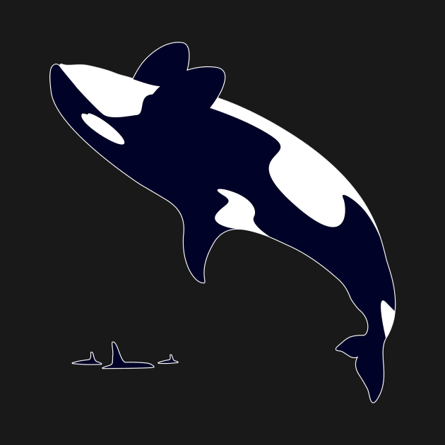 Paper Craft Orca by Graphic Dinosaur