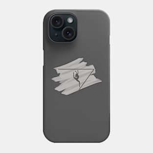 dance design in grey Phone Case