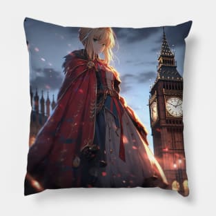 saber in london Pillow