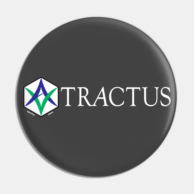 Tractus Logo Dark Pin by PodManifest