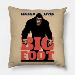 Bigfoot The Legend Lives Pillow