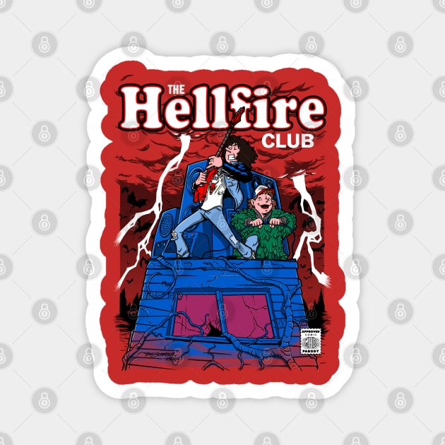 Hellfire Comics Magnet by mannypdesign