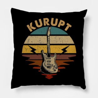 Personalized Name Kurupt Vintage Styles 70s 80s 90s Pillow