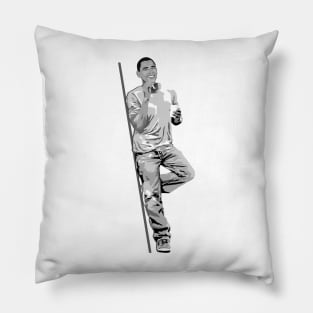 Casual Obama Portrait Pillow