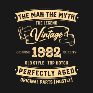 The Legend Vintage 1982 Perfectly Aged T-Shirt