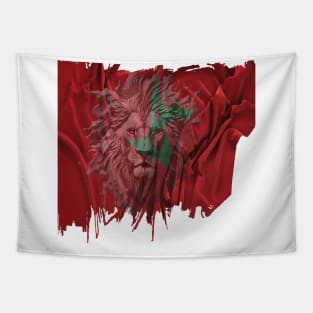 Proud Morocco Flag Gift Moroccan Lovers For Men's Women's Tapestry