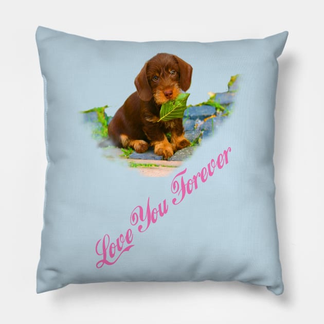 Love You Forever Pillow by Aloha Designs