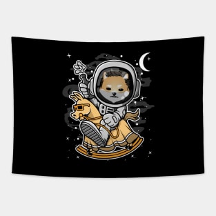 Astronaut Horse Dogelon Mars ELON Coin To The Moon Crypto Token Cryptocurrency Blockchain Wallet Birthday Gift For Men Women Kids Tapestry