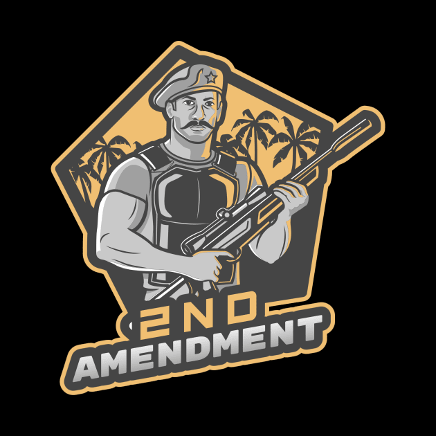 The Man With A Sniper Rifle - 2nd Amendment by Mega Tee Store