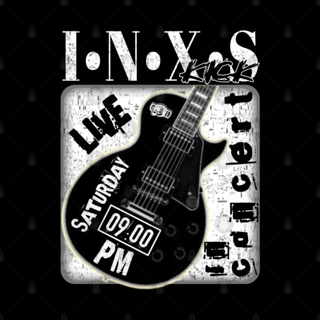Inxs kick guitar by Cinema Productions