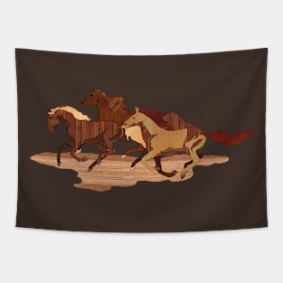 Wooden Horses Tapestry