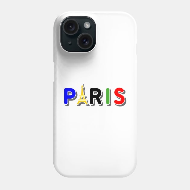 Paris olympics colors Phone Case by Nicostore