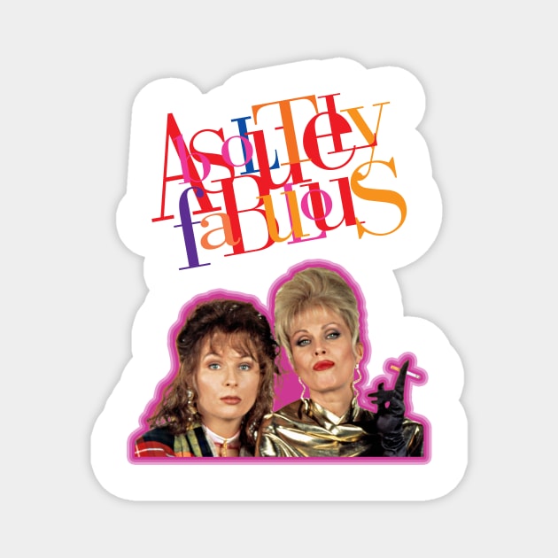 Absolutely Fabulous Pattie and Edina Magnet by chaxue