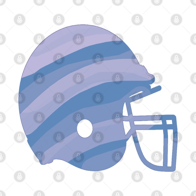 Blue Stripped Helmet by one-broke-kid