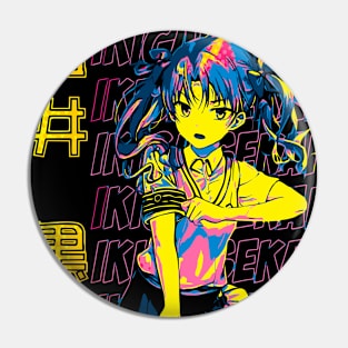 Kuroko Shirai Pop Art | IKIGAISEKAI V4 Pin